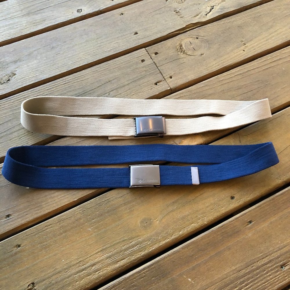 Columbia Men's Two Stretchy Belts